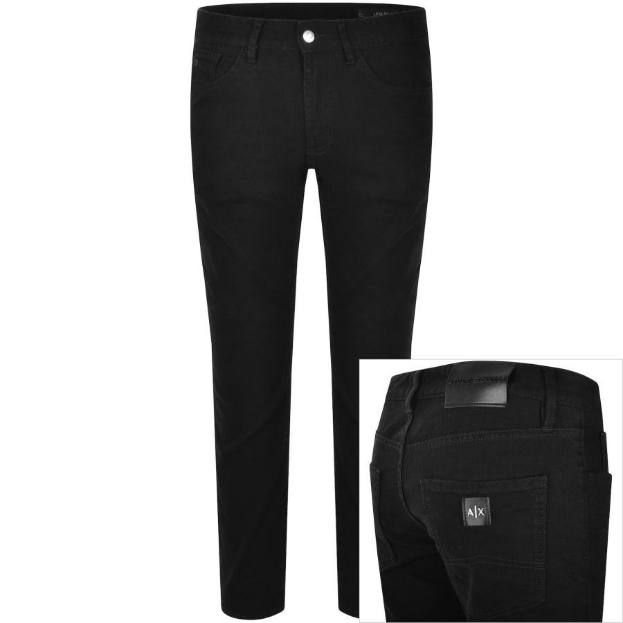 Armani Exchange J14 Skinny Fit Jeans Black | Mainline Menswear us